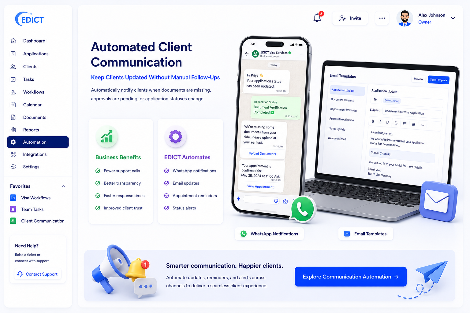 Automated Client Communication