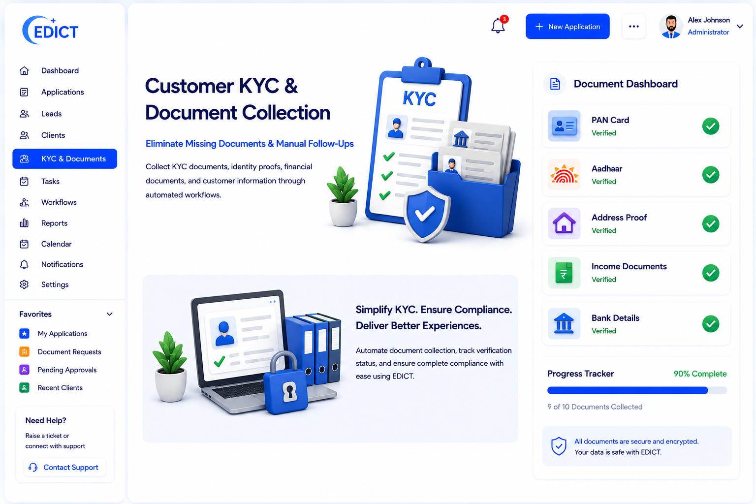 Customer KYC & Document Collection