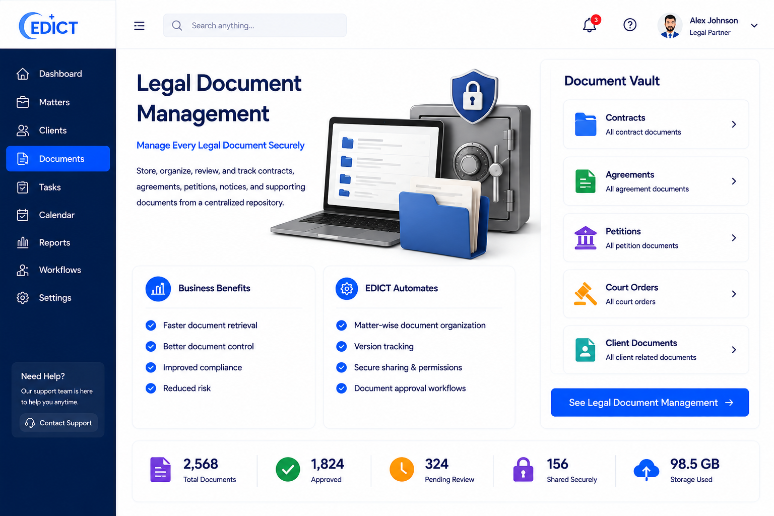 Legal Workflow & Case Management